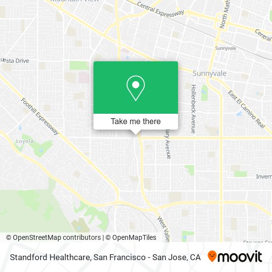 Standford Healthcare map