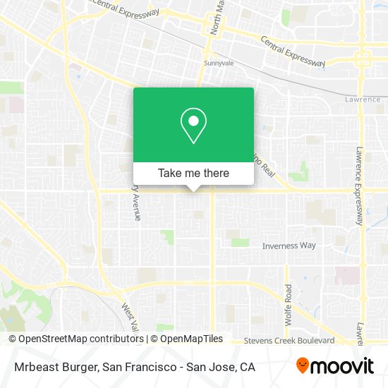 Mapa de Mrbeast Burger