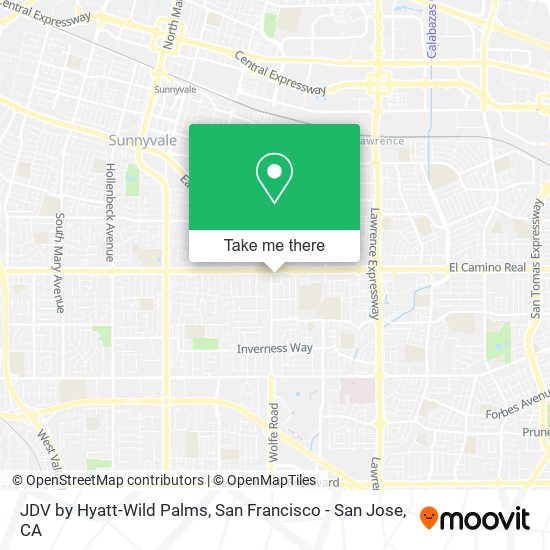 JDV by Hyatt-Wild Palms map