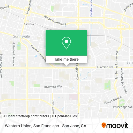 WESTERN UNION map