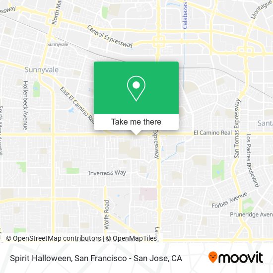 Mapa de Spirit Halloween