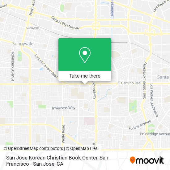 San Jose Korean Christian Book Center map