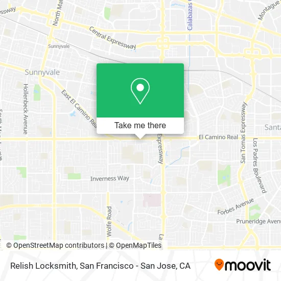 Mapa de Relish Locksmith