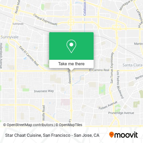 Star Chaat Cuisine map