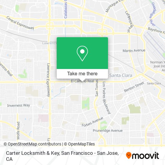 Mapa de Carter Locksmith & Key