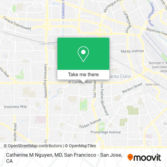 Catherine M Nguyen, MD map