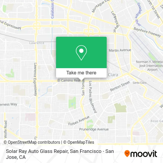 Solar Ray Auto Glass Repair map