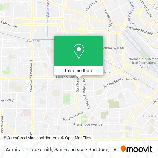 Admirable Locksmith map