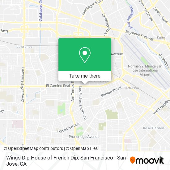 Mapa de Wings Dip House of French Dip