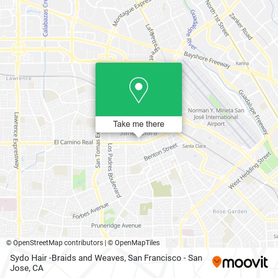Sydo Hair -Braids and Weaves map