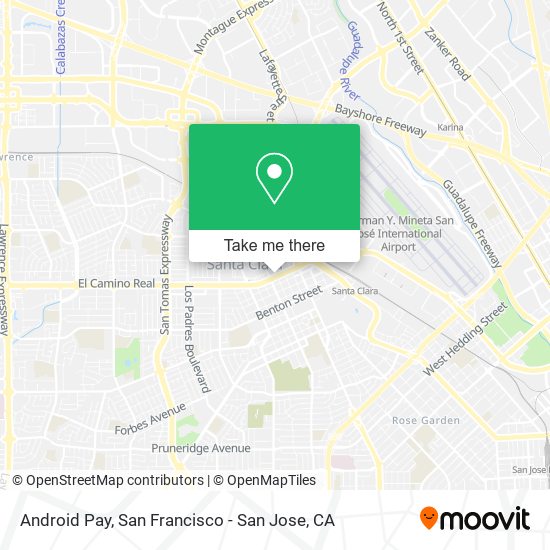 Mapa de Android Pay