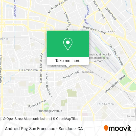 Android Pay map