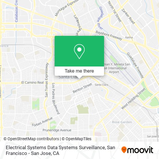 Mapa de Electrical Systems Data Systems Surveillance