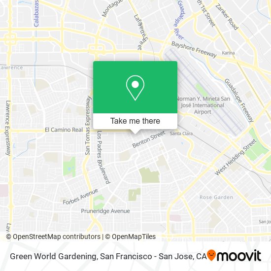 Green World Gardening map