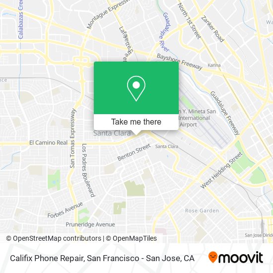 Mapa de Califix Phone Repair