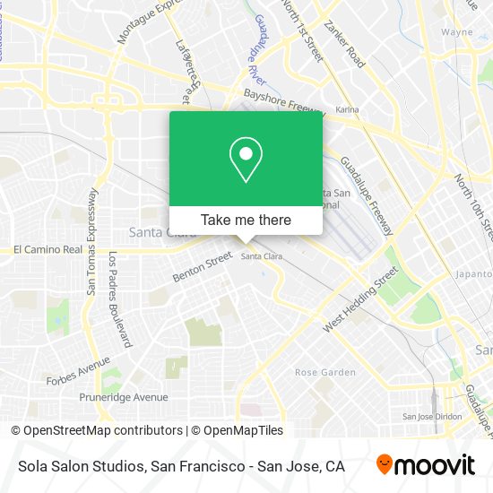 Sola Salon Studios map
