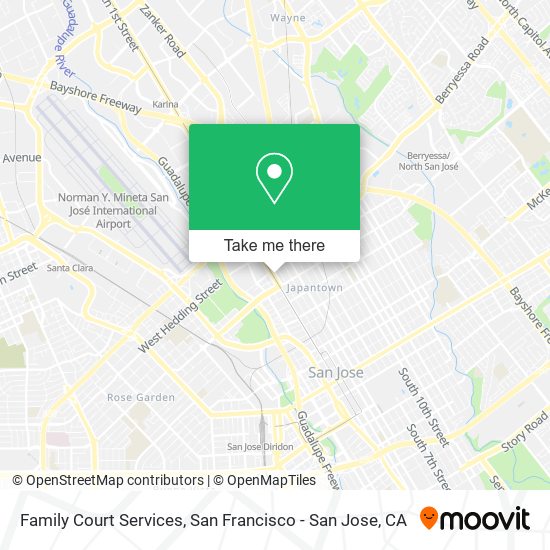 Family Court Services map