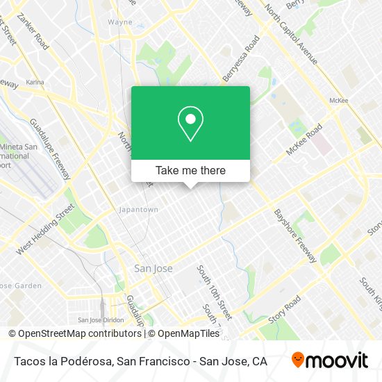 Tacos la Podérosa map