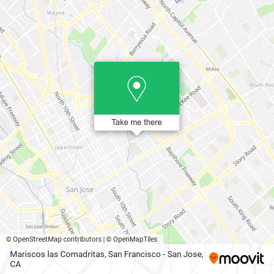 Mariscos las Comadritas map