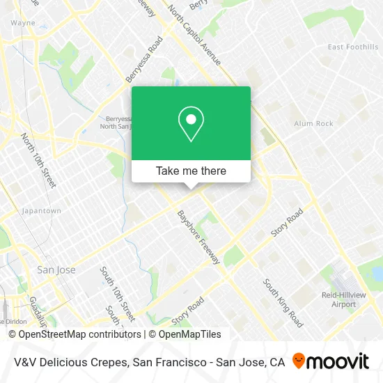 V&V Delicious Crepes map