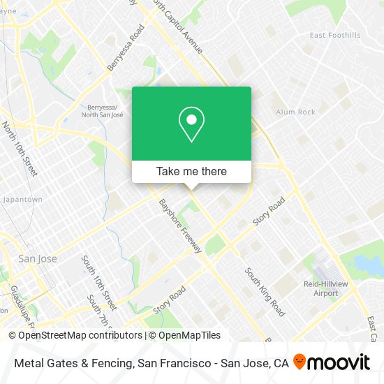 Mapa de Metal Gates & Fencing