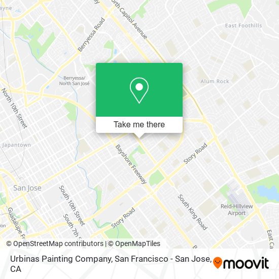Urbinas Painting Company map
