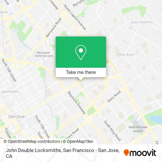 Mapa de John Double Locksmiths