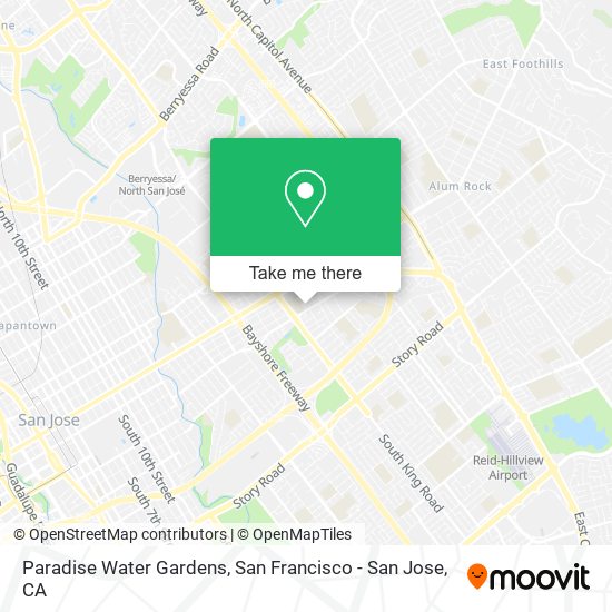 Paradise Water Gardens map