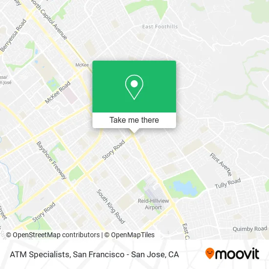 ATM Specialists map
