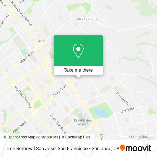 Mapa de Tree Removal San Jose
