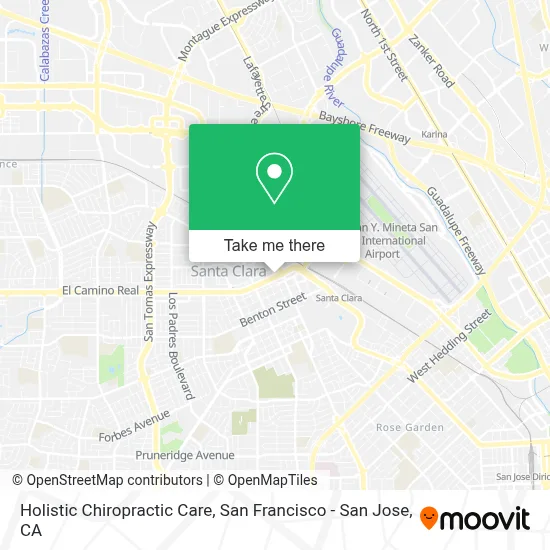 Holistic Chiropractic Care map