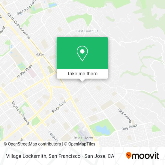 Village Locksmith map