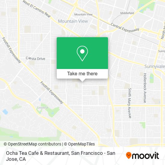Mapa de Ocha Tea Cafe & Restaurant