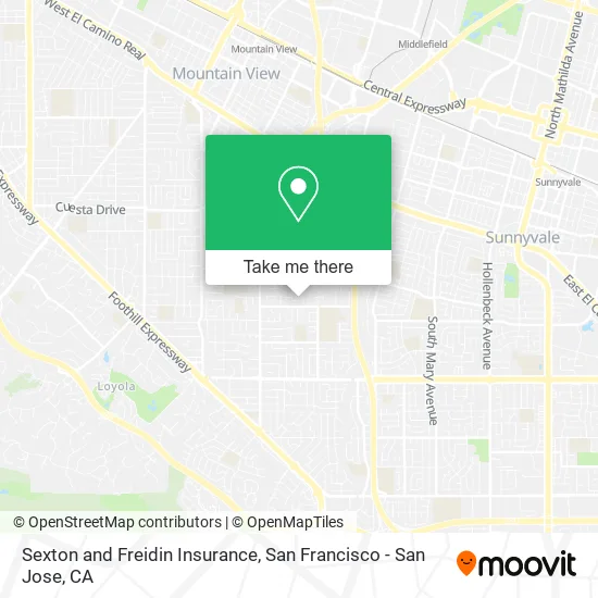 Mapa de Sexton and Freidin Insurance