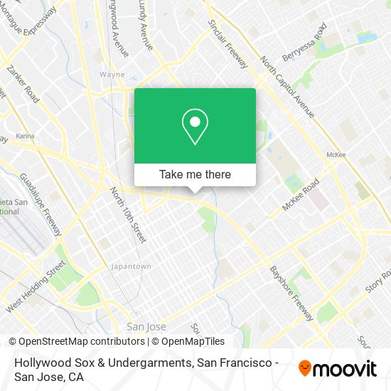 Mapa de Hollywood Sox & Undergarments