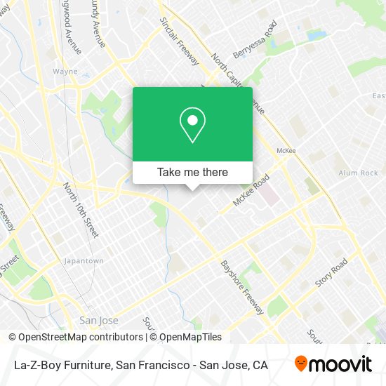 La-Z-Boy Furniture map