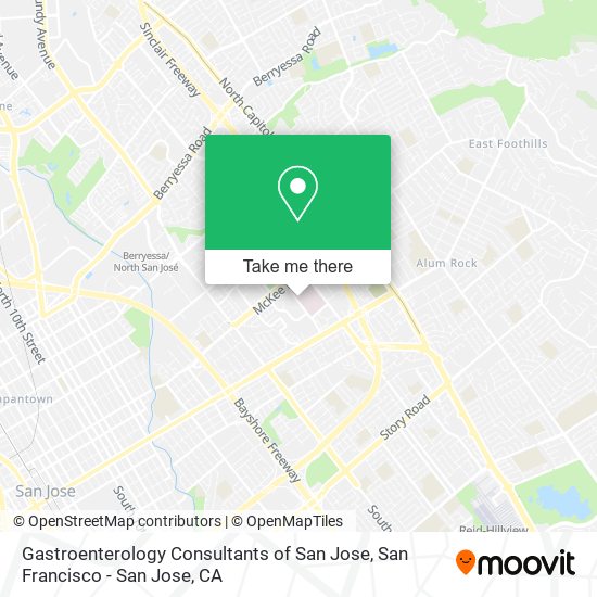 Mapa de Gastroenterology Consultants of San Jose