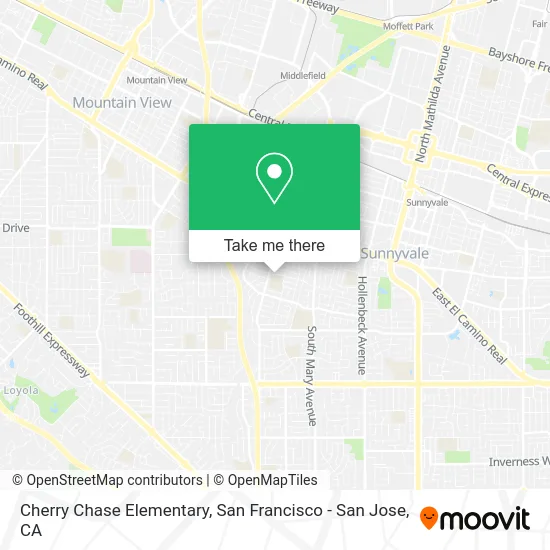 Cherry Chase Elementary map