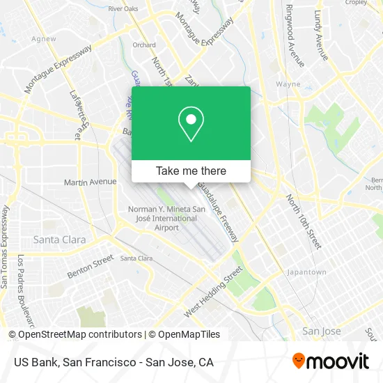 US Bank map
