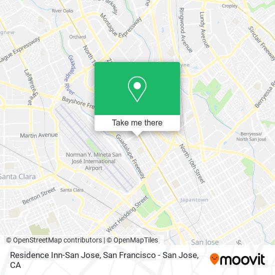 Residence Inn-San Jose map