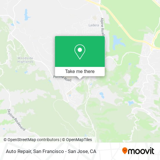 Mapa de Auto Repair