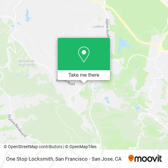 Mapa de One Stop Locksmith