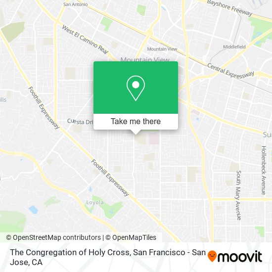 The Congregation of Holy Cross map