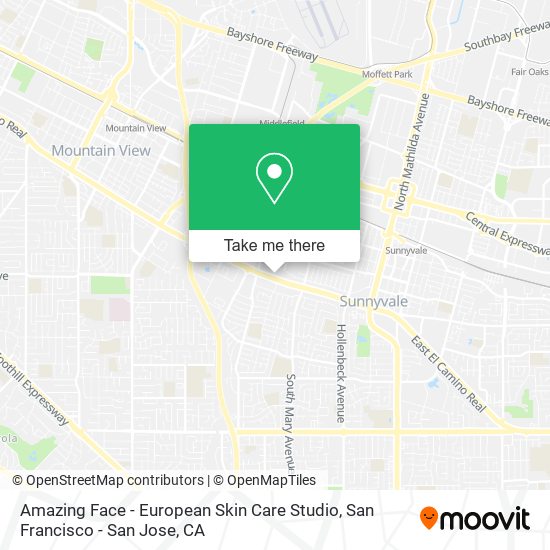 Mapa de Amazing Face - European Skin Care Studio