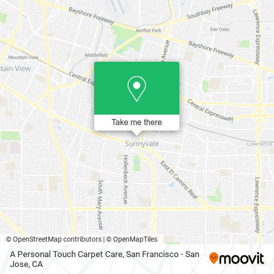 A Personal Touch Carpet Care map
