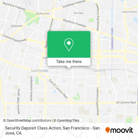Mapa de Security Deposit Class Action