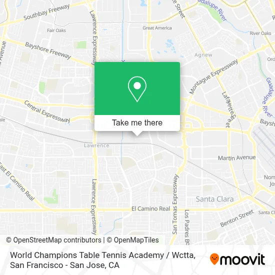 World Champions Table Tennis Academy / Wctta map