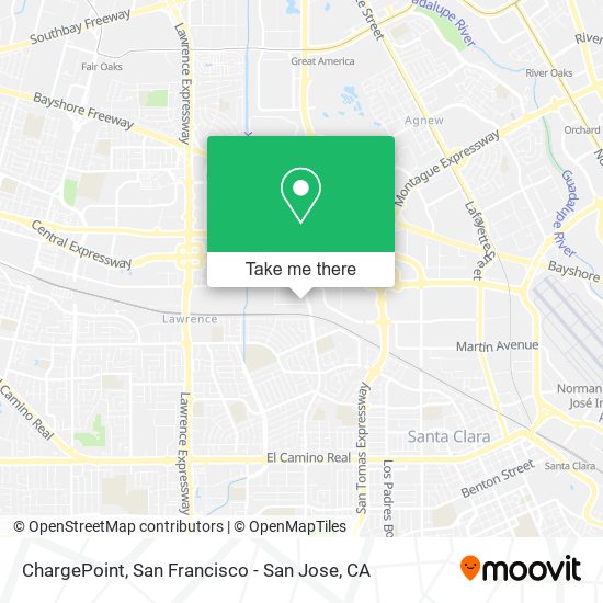 Mapa de ChargePoint