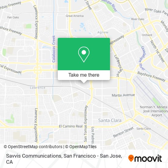 Savvis Communications map
