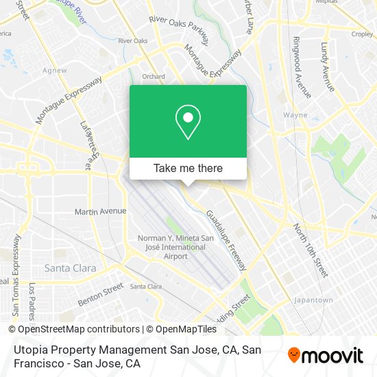 Utopia Property Management San Jose, CA map